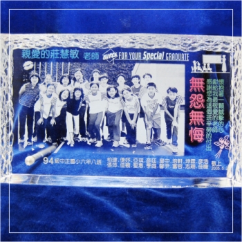 畢業禮物 四方冰角斜版壓克力 LEY-004